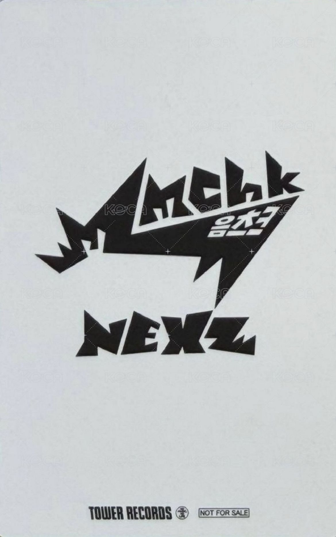Mmchk 塔店 特典卡  背面