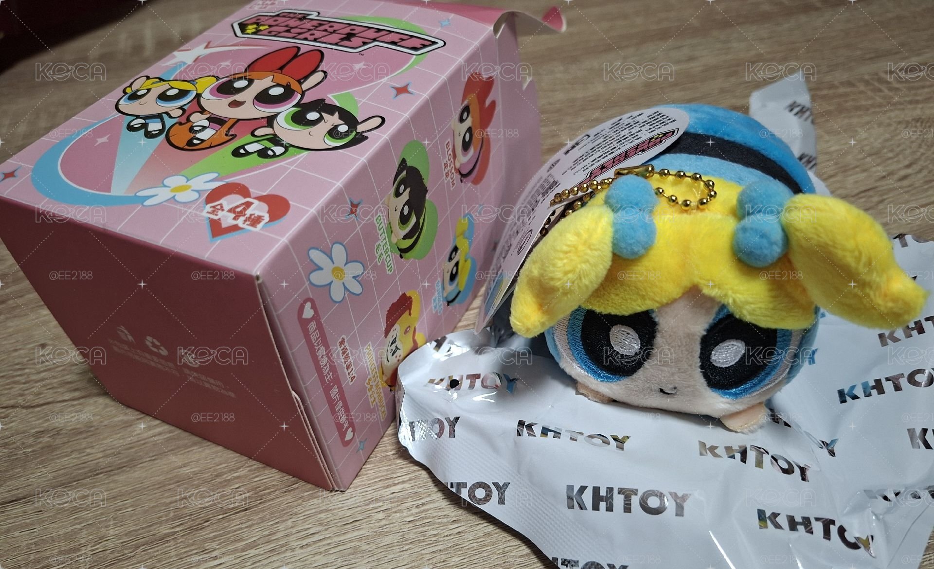 【飛天小女警】KHTOY 絨毛娃娃系列盲盒 泡泡 趴姿 *僅拆款確認