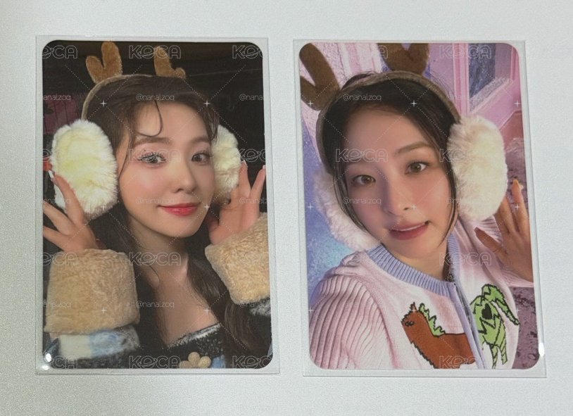 IRENE+瑟琪 聖誕小卡(2張不拆)
