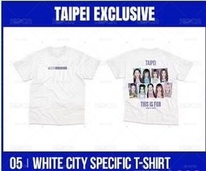 Twice 台北城市限定白T 