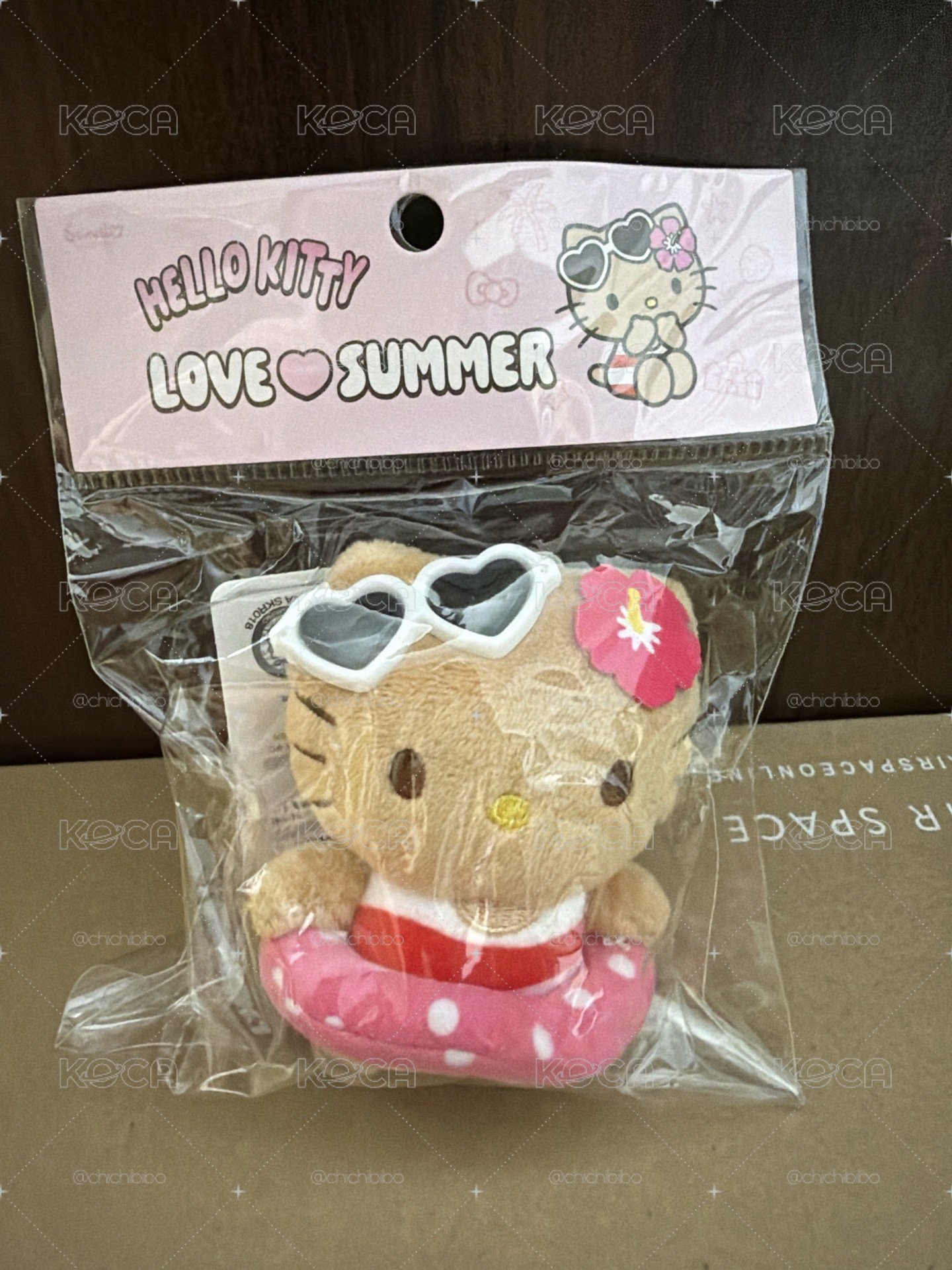 Olive young 黑皮hello kitty 三麗鷗