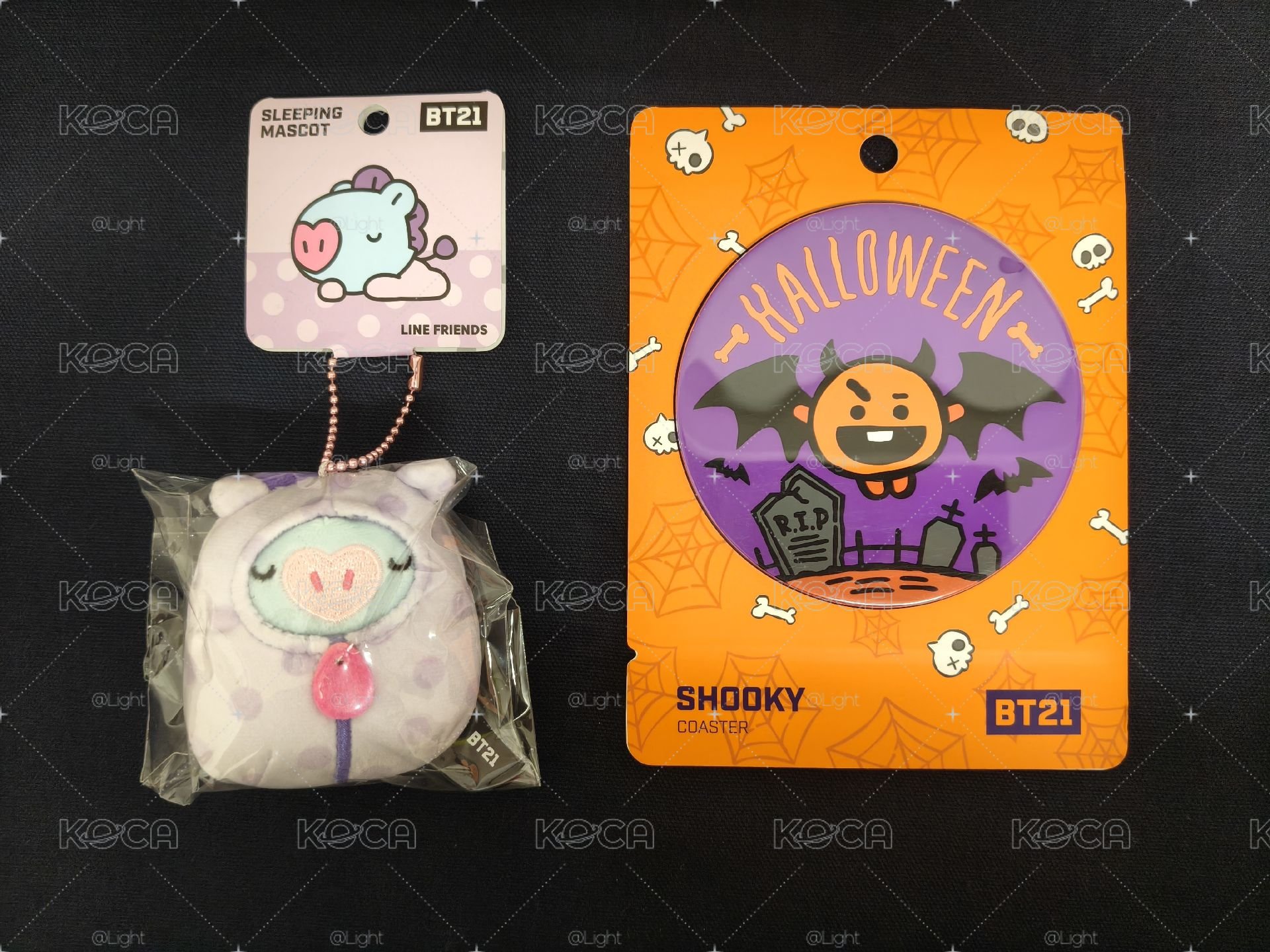 防彈少年團 BTS BT21 萬聖節限定 杯墊 SHOOKY
