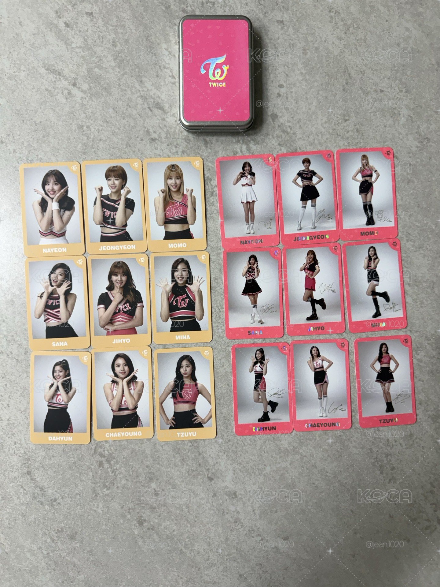 TWICELAND-The Opening ENCORE 鐵盒小卡組