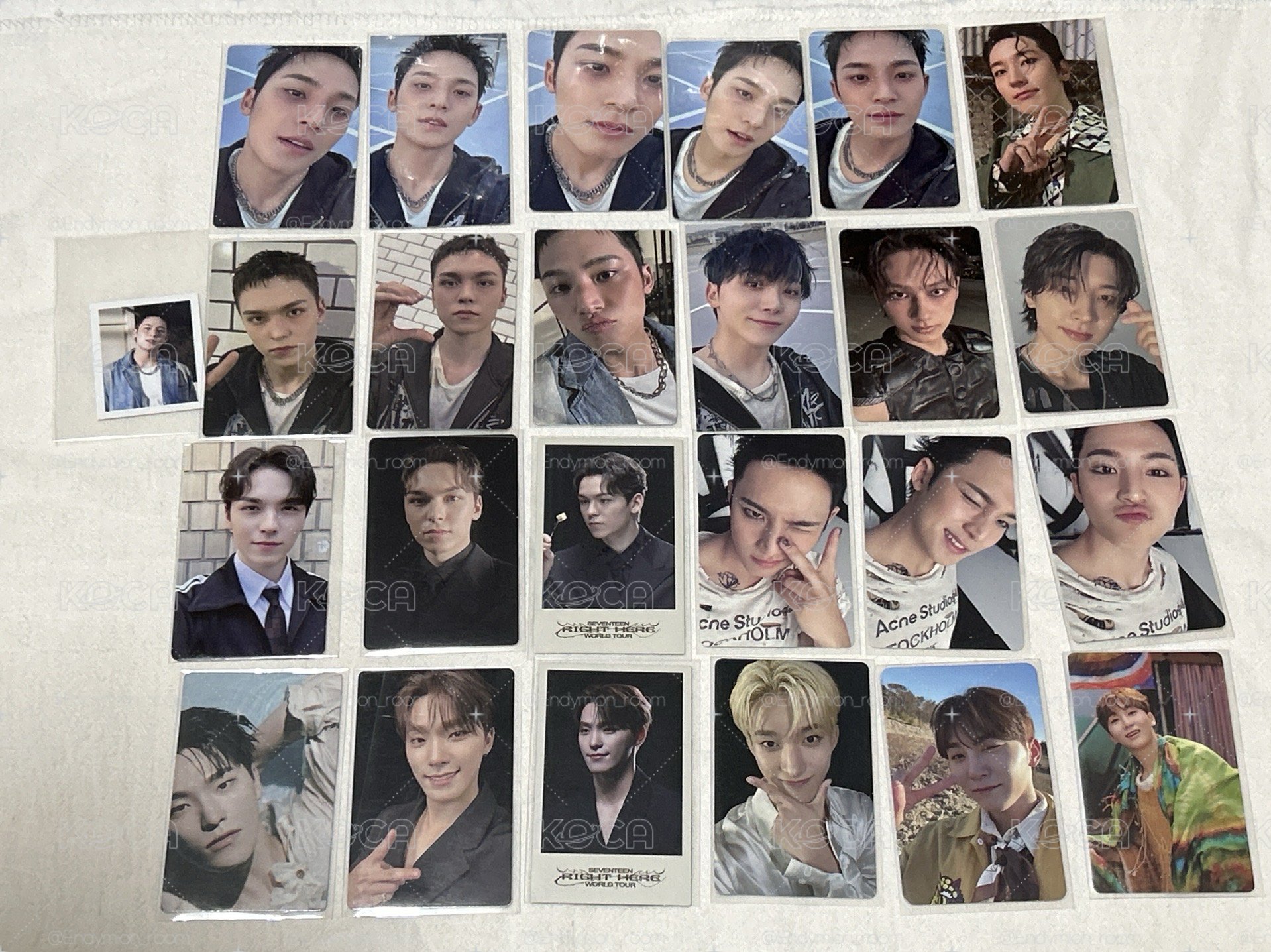 SEVENTEEN 俊圓奎碩寛燦 特典 小卡