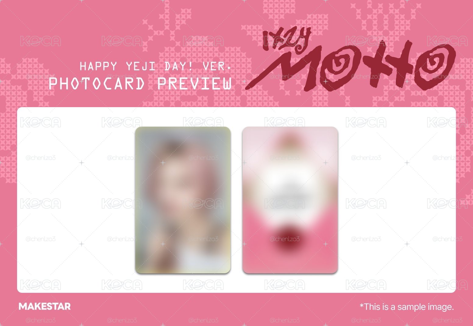 Motto ms 2.0 中簽卡 黃禮志生日小卡