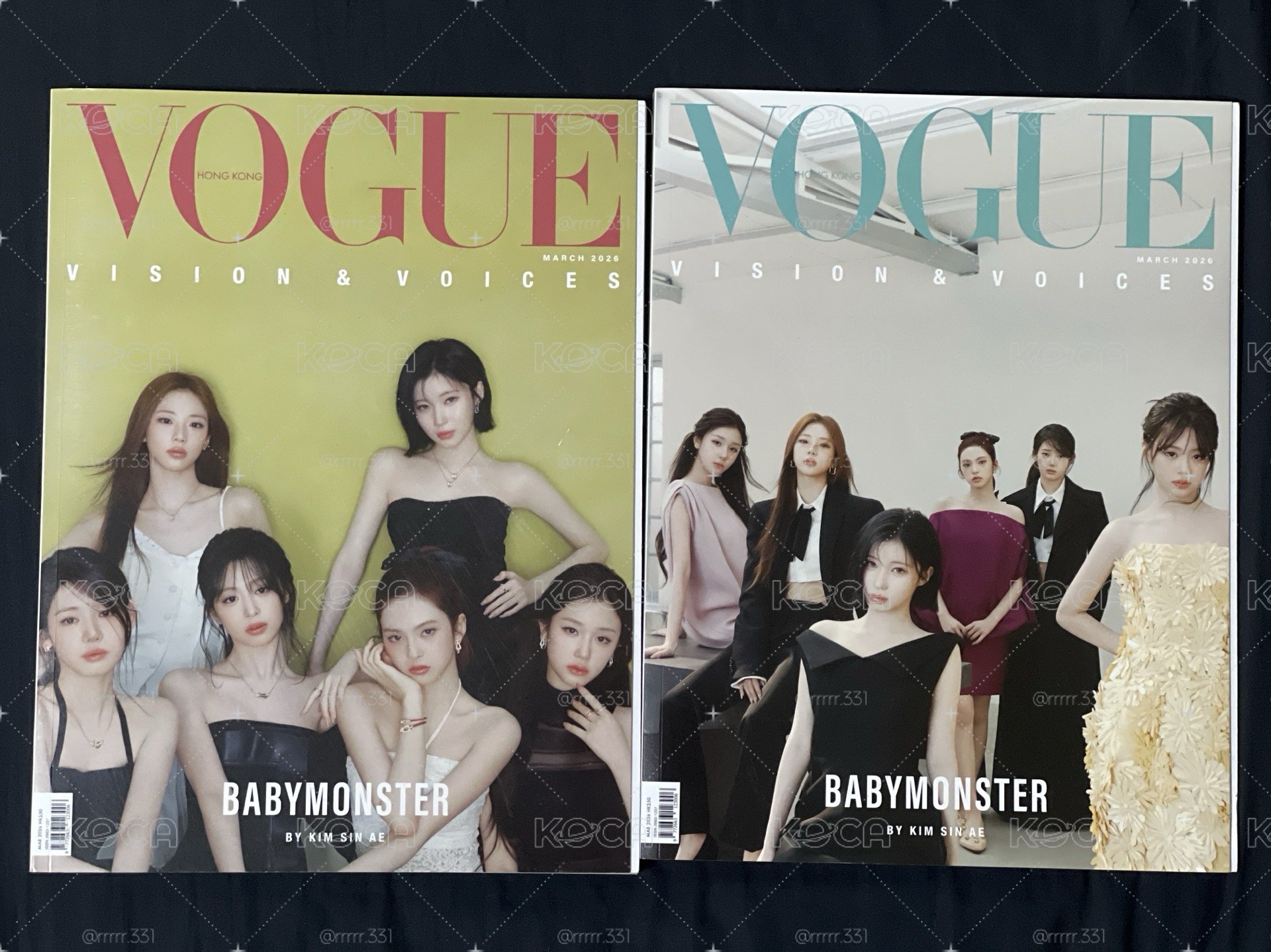 BM香港Vogue雙封面雜誌一套兩本