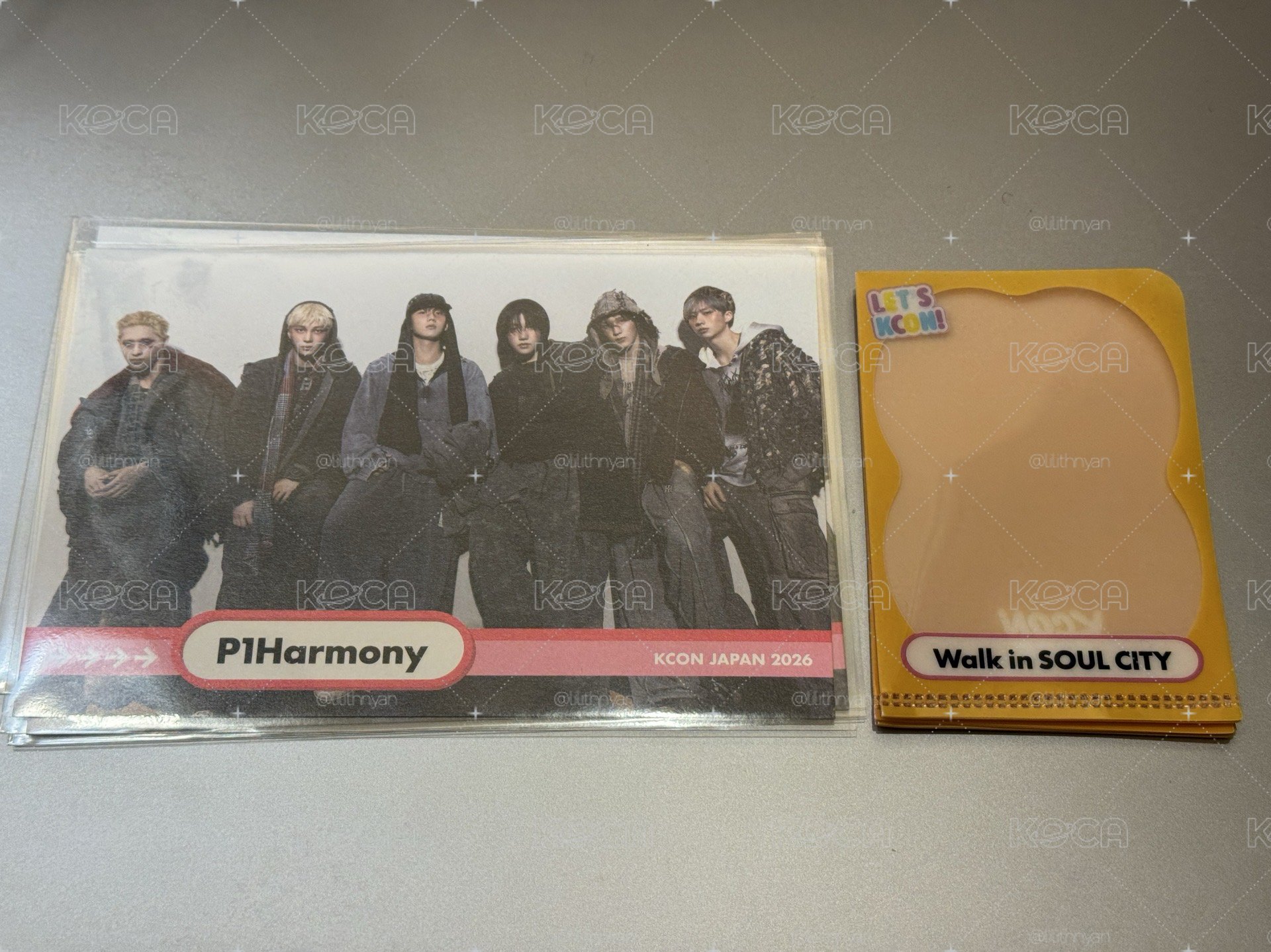 P1harmony kcon japan kuji 線上抽選  D賞 小卡 E賞 明信片