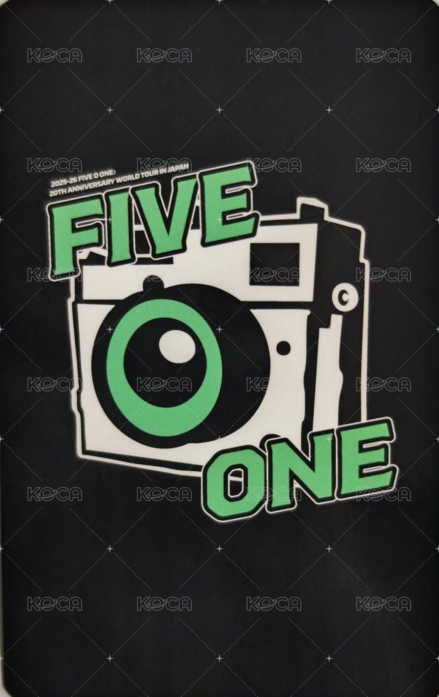 20周年演唱會 滿額卡 大阪場 背面
