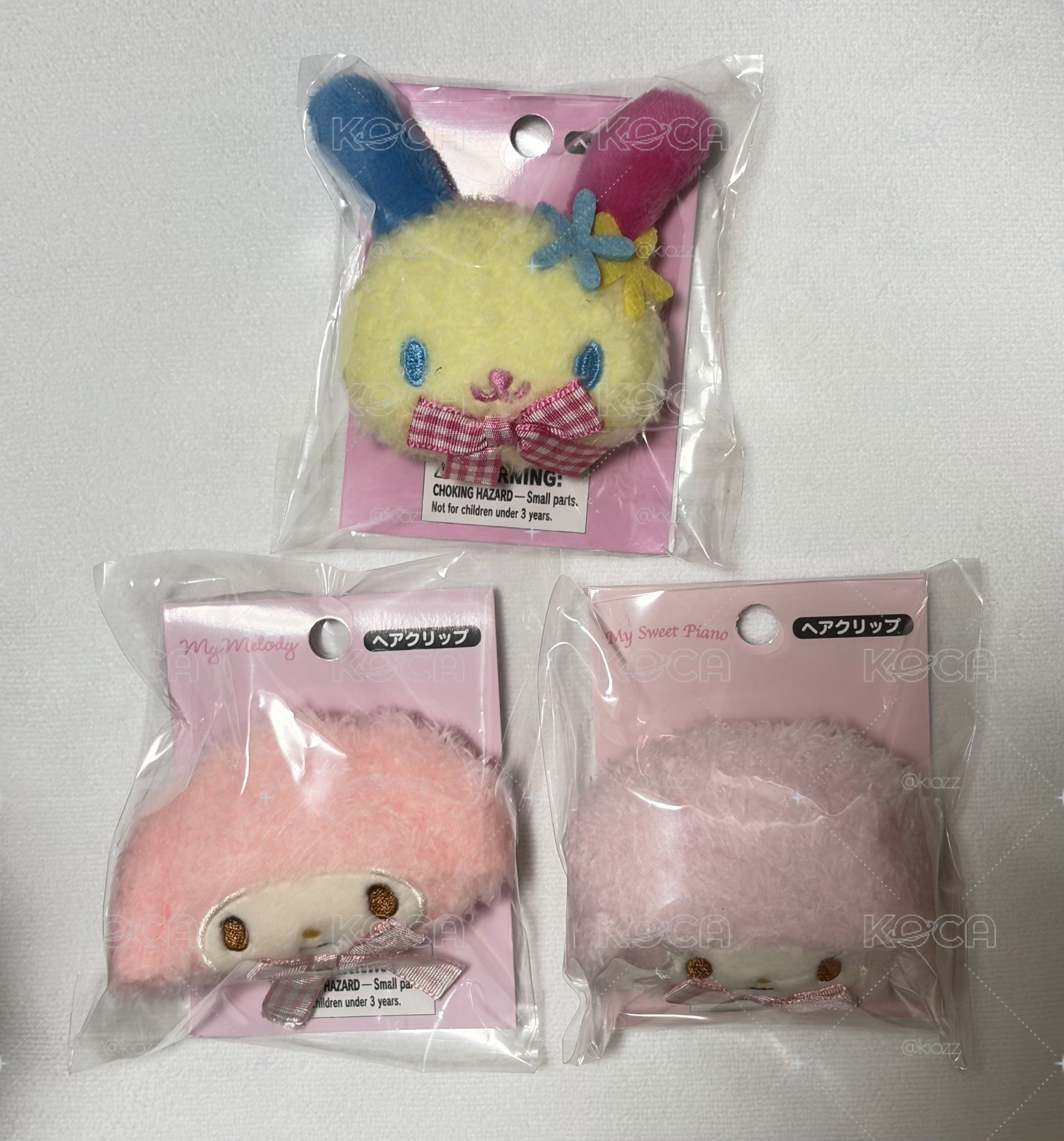 三麗鷗絨毛髮夾