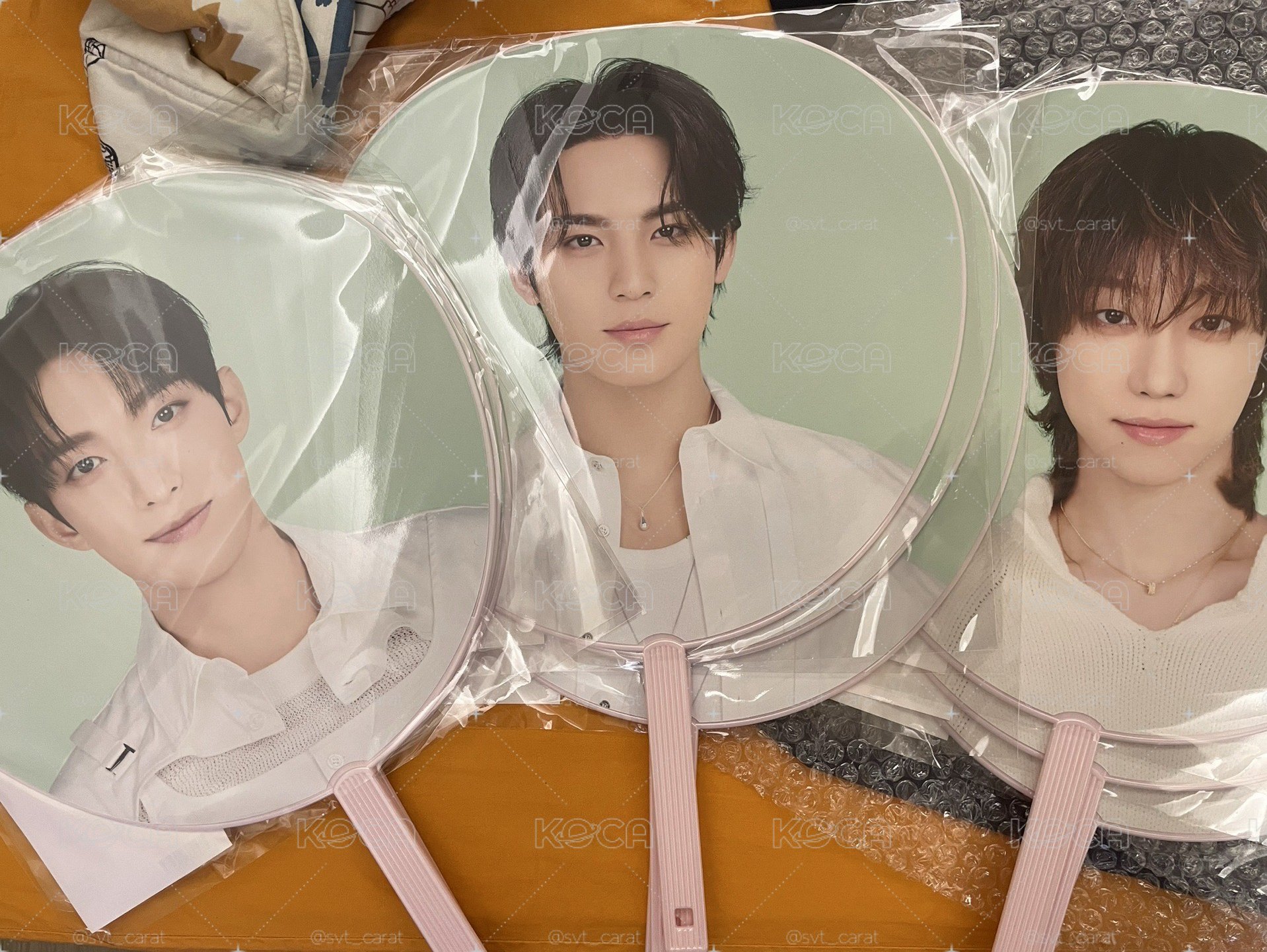SEVENTEEN 日本FM 飯咪週邊 YAKUSOKU 全新未拆大扇 八奎碩