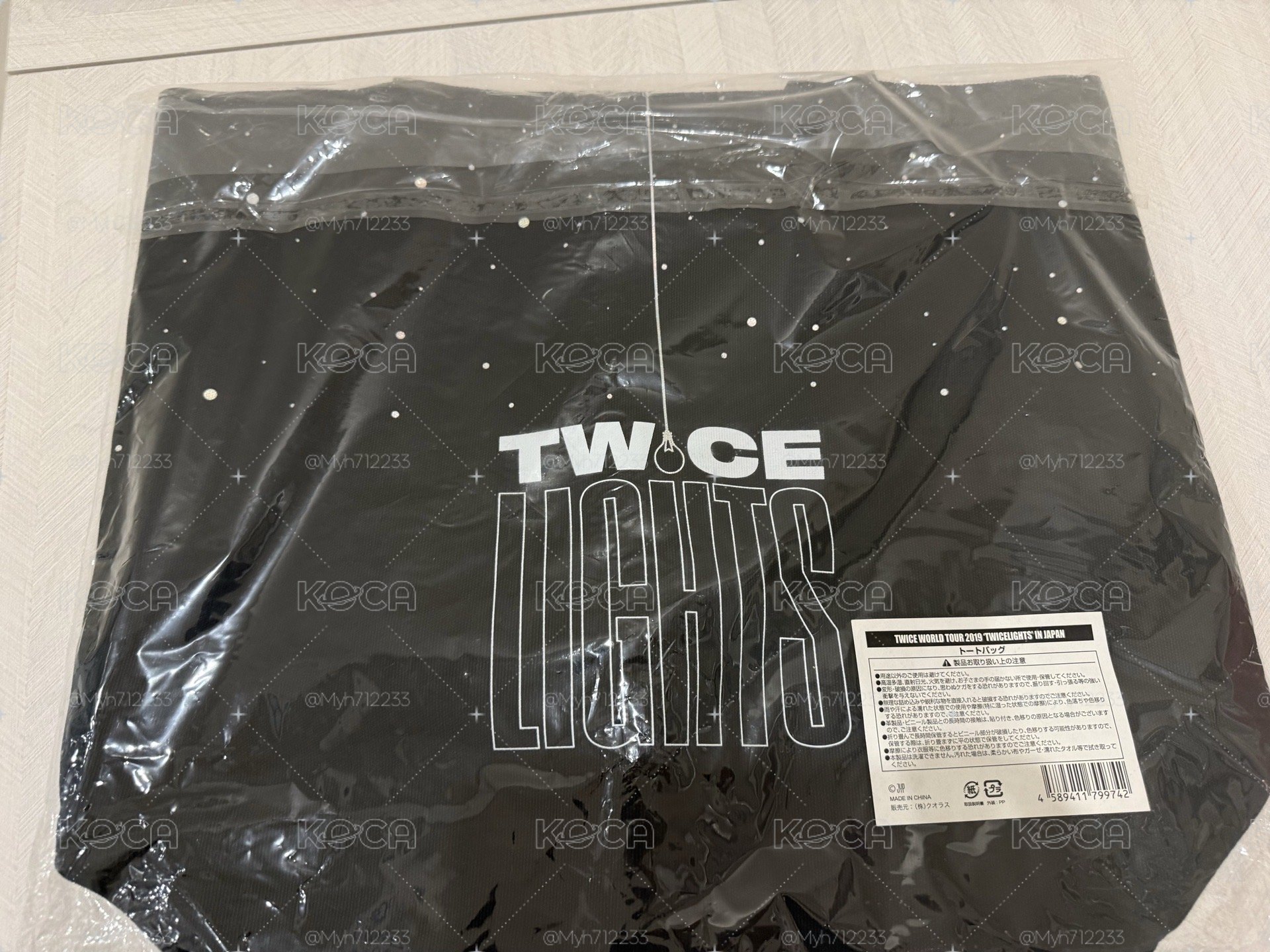TWICELIGHTS' IN JAPAN’手提包（可當作曬娃包）