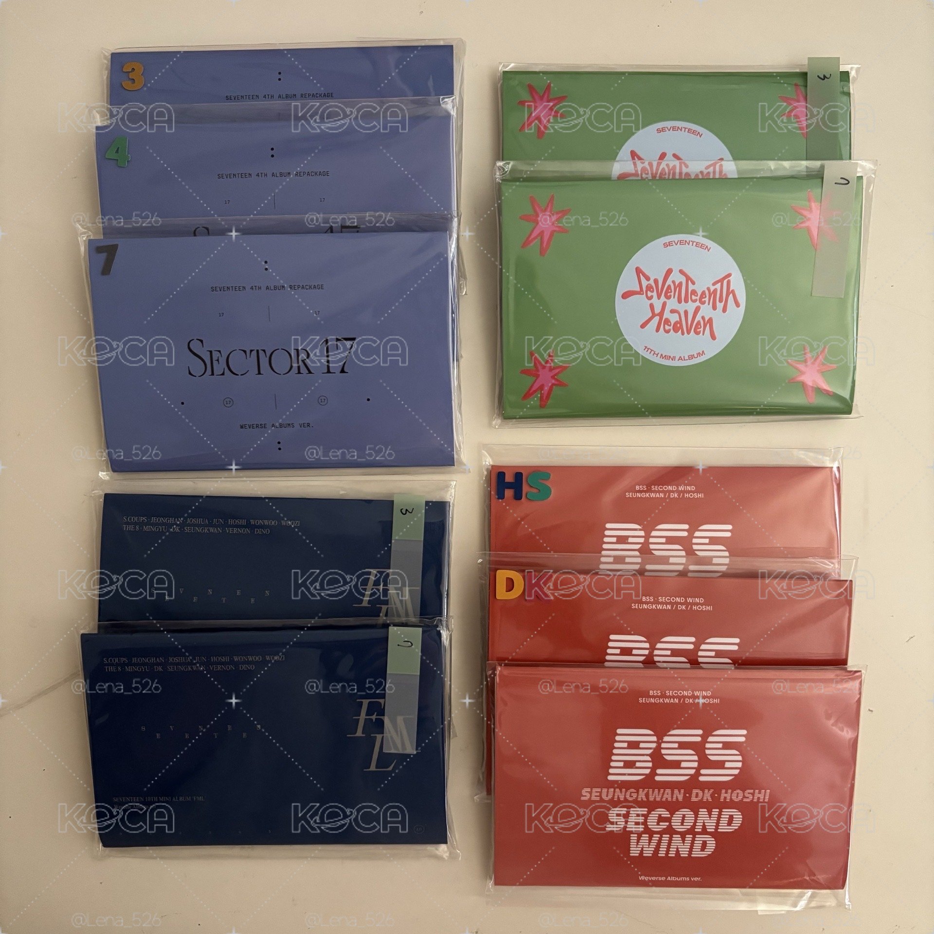 SEVENTEEN 電子專（正四/正四後續/迷10/迷11/BSS）