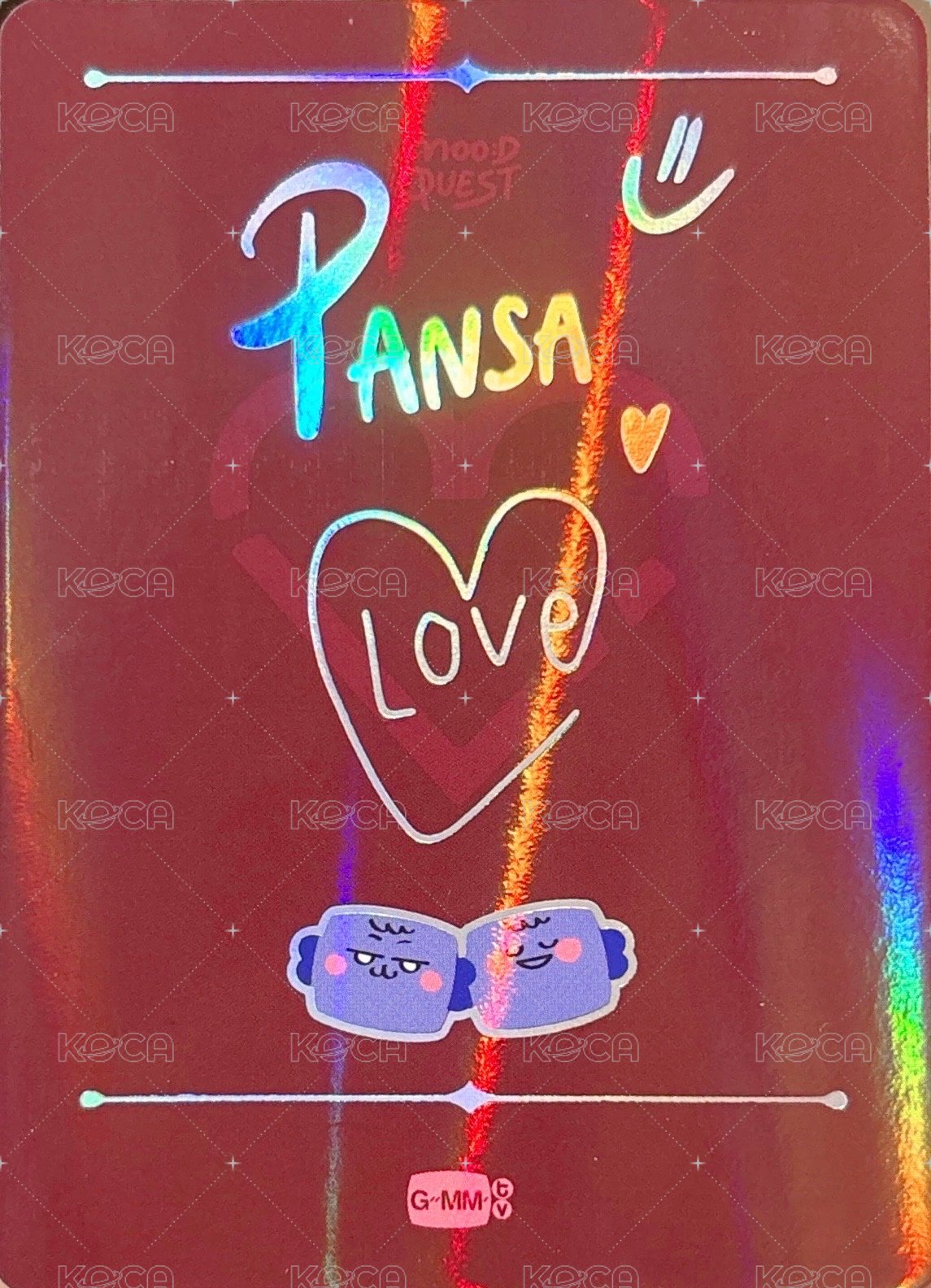 25 七月書展 MILKLOVE 抽選卡  背面