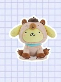三麗鷗家族 水豚休閒日記 娃娃玩偶 