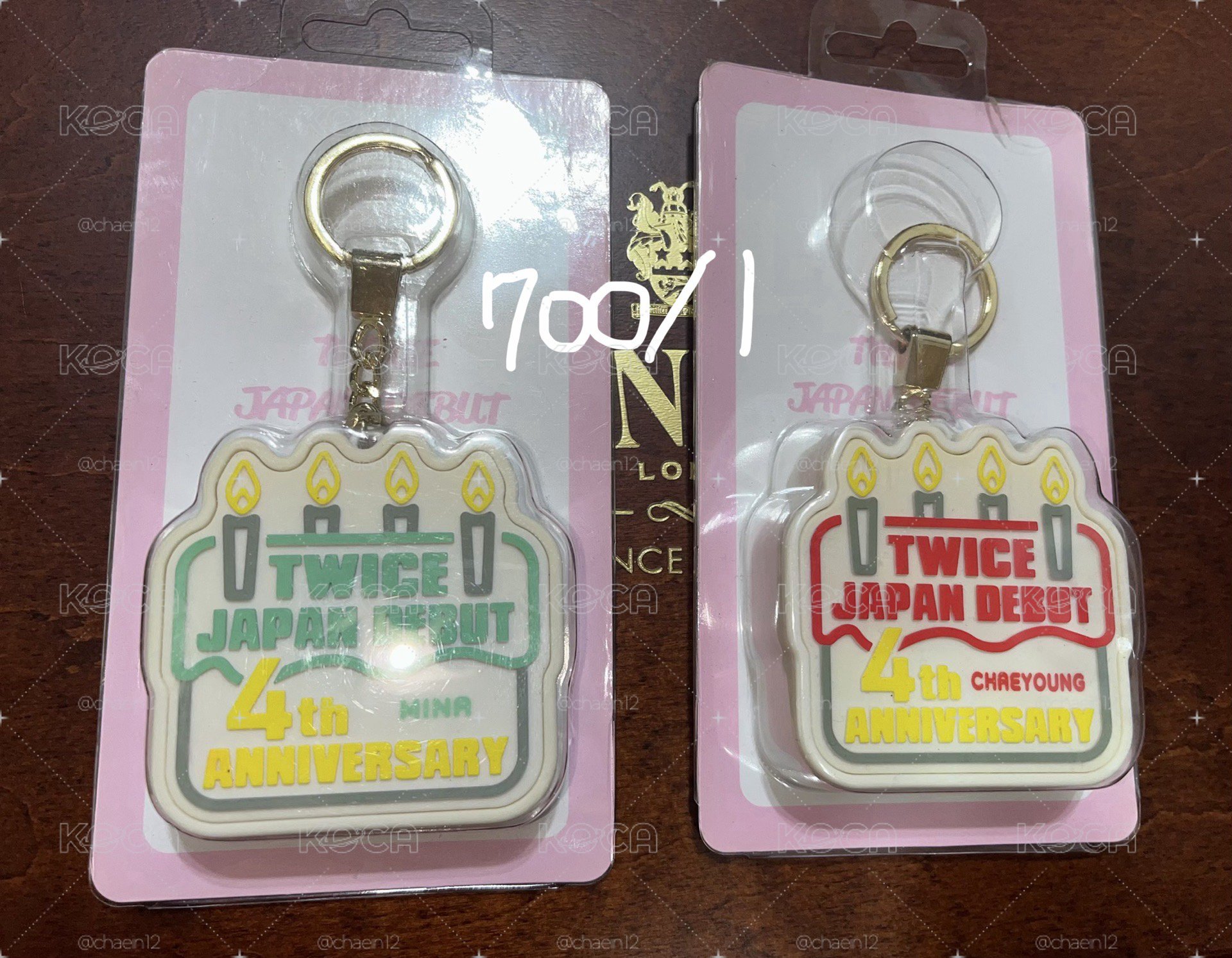 TWICE 日本4週年語音鑰匙圈🎂