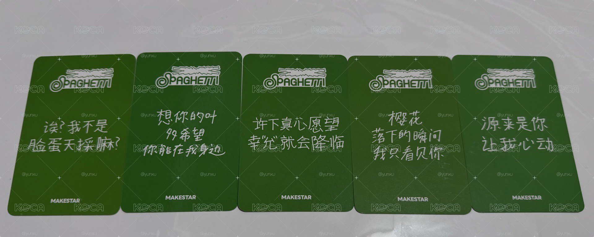 Spaghetti 中區4.0簽售卡 中背