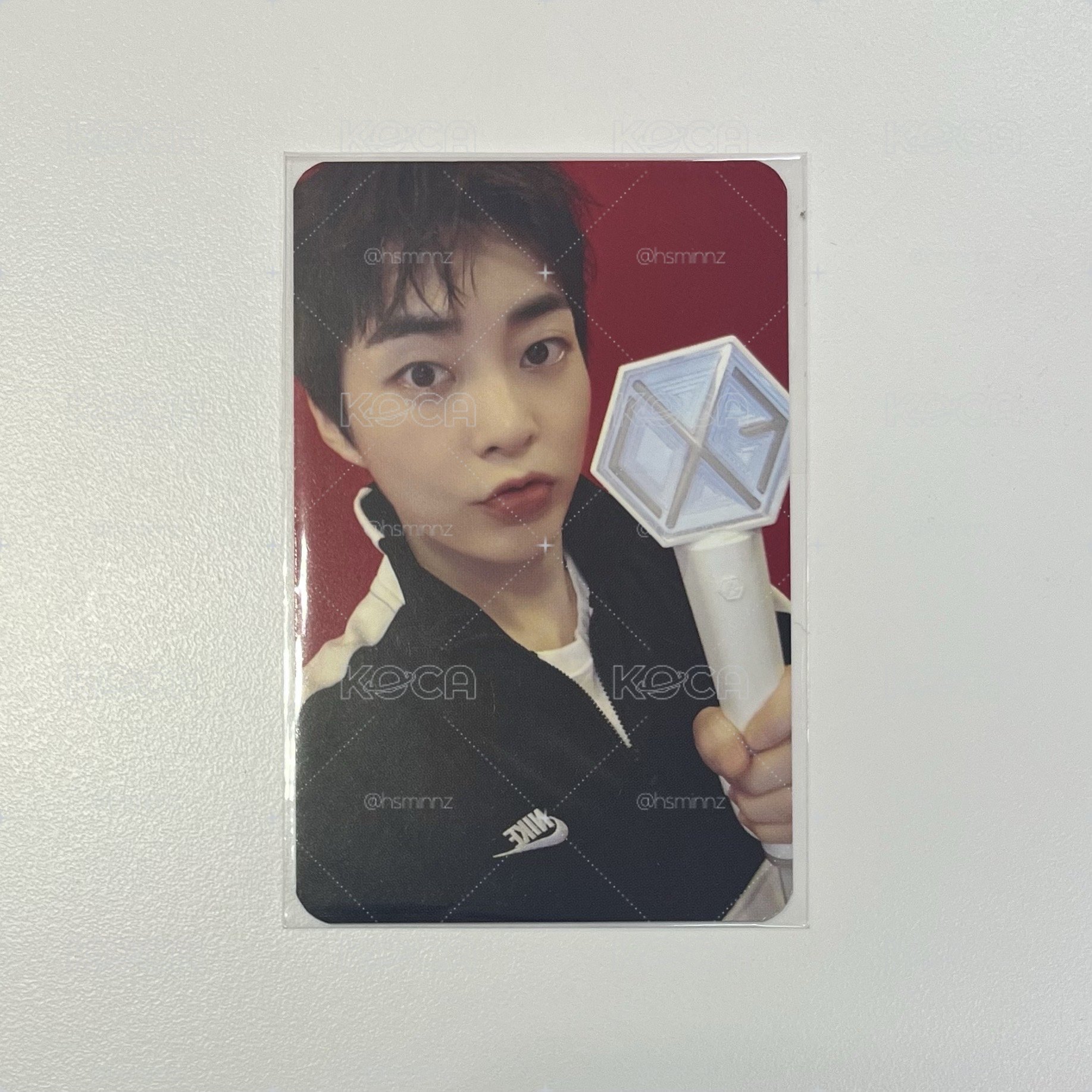 EXO 珉錫 手燈卡