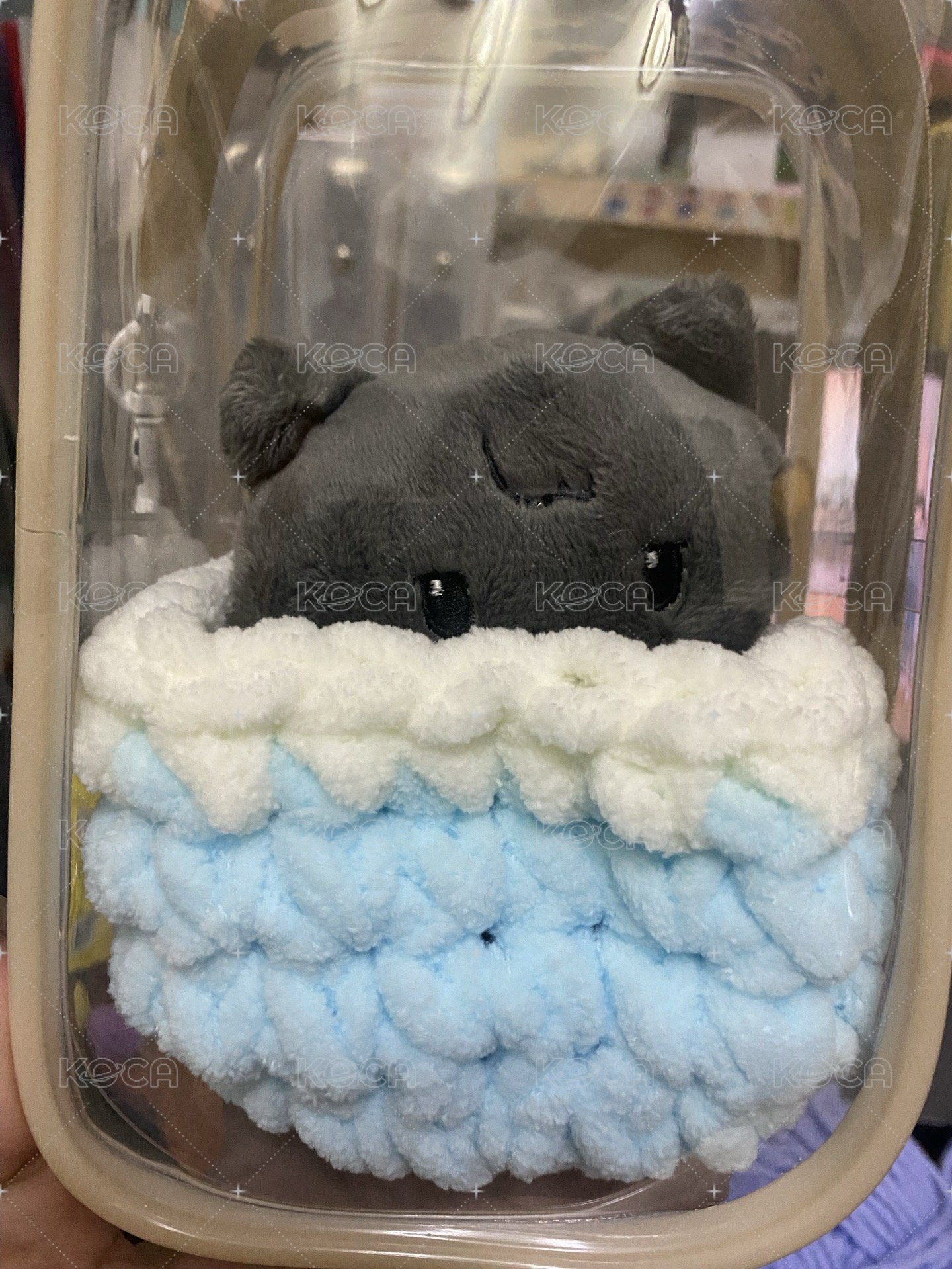 藍+白