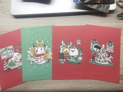 聖誕公放 明信片一組