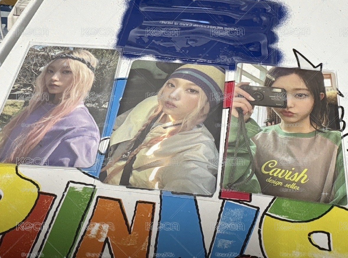 newjeans haerin貓卡*3