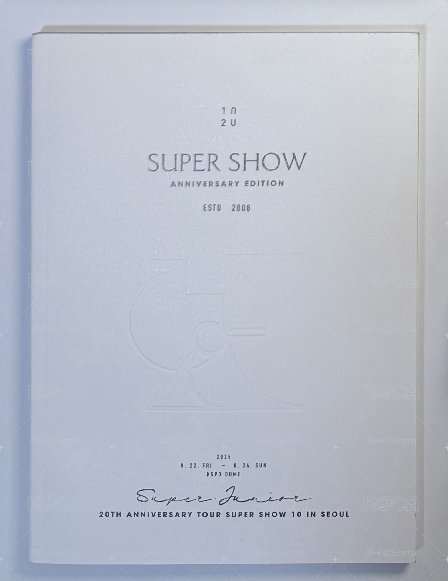SUPER SHOW ANNIVERSARY EDITION寫真書 （送設計海報）