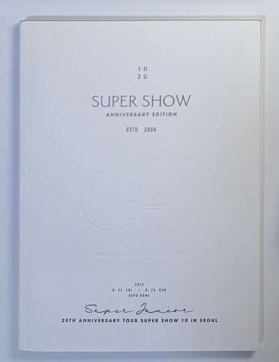 SUPER SHOW ANNIVERSARY EDITION寫真書 （送設計海報）