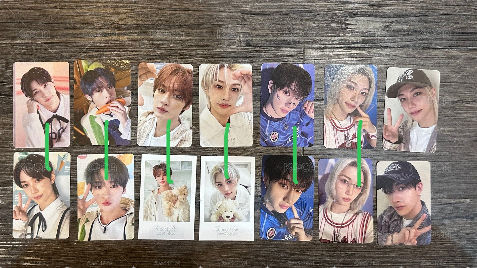 straykids年曆小卡