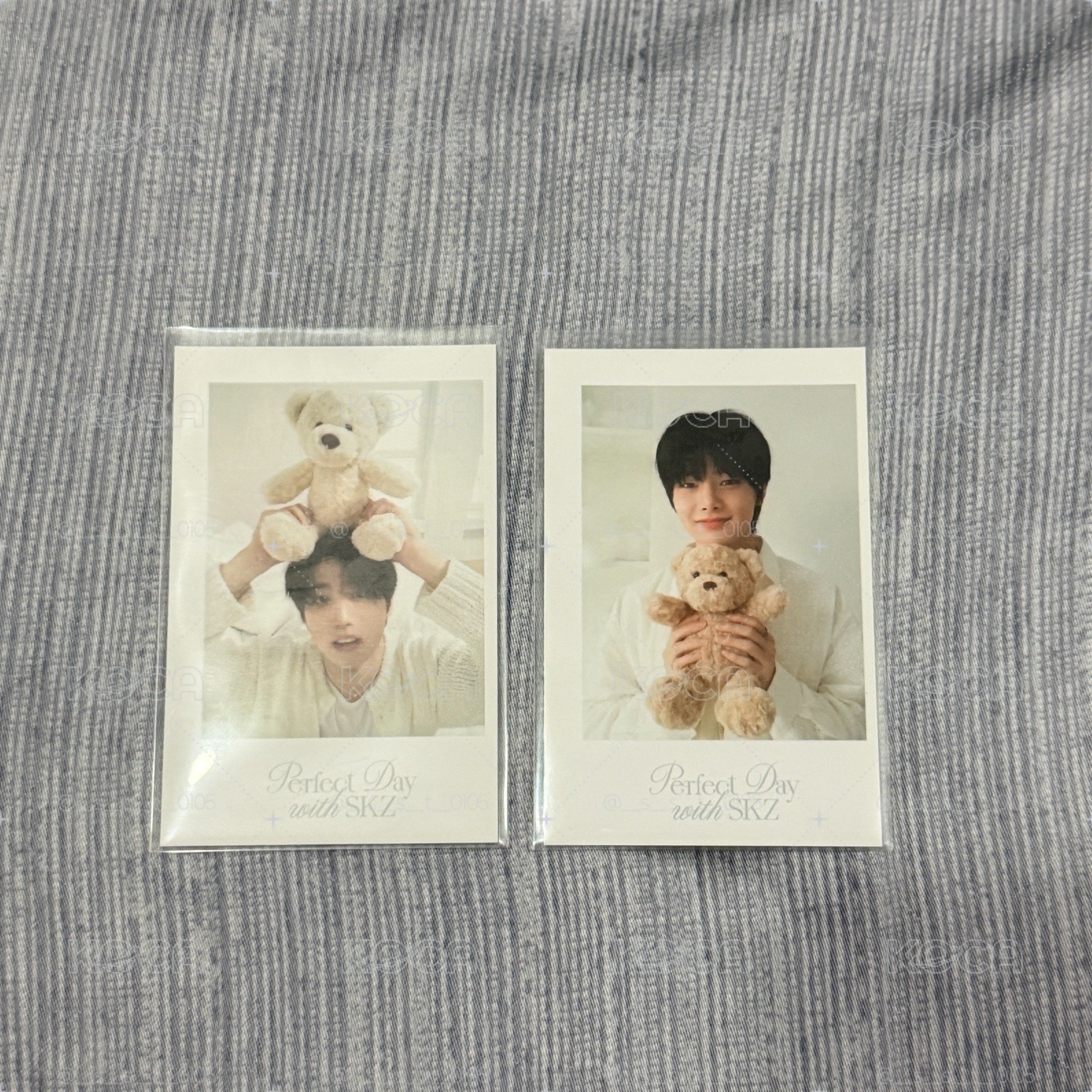 韓知城 梁精寅 2024年曆拍立得