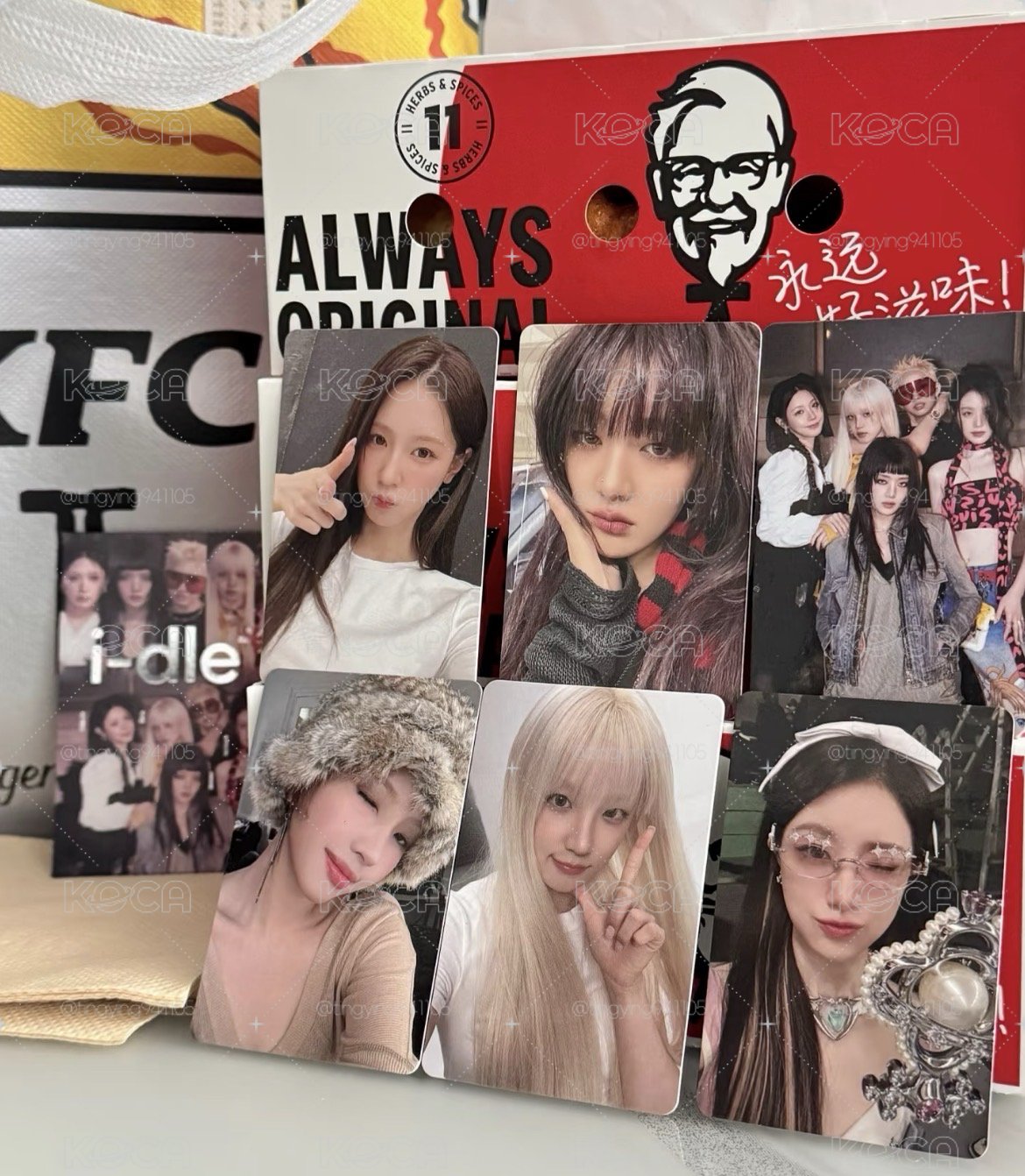 idle 肯德基聯名小卡