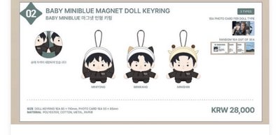 CNBLUECNBLUE OFFICIAL CHARACTER 'MINIBLUE'娃娃玩偶】全新
