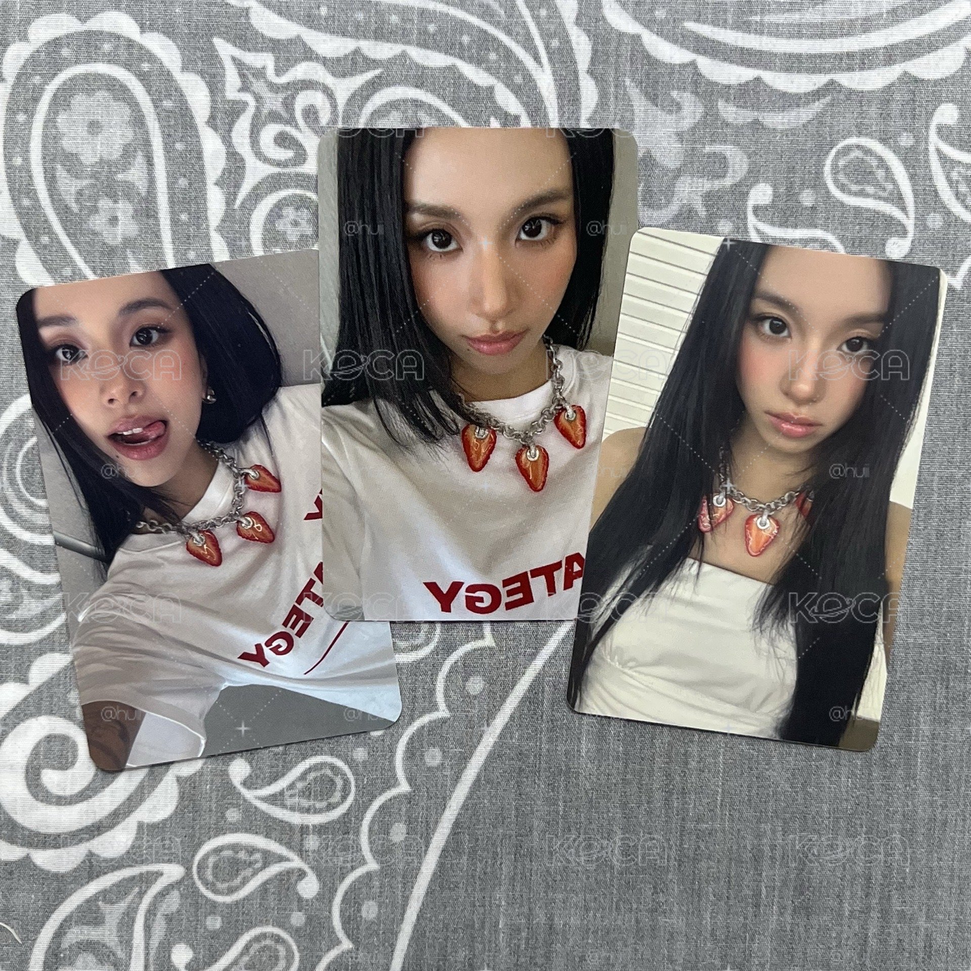 彩草莓項鍊小盤🍓