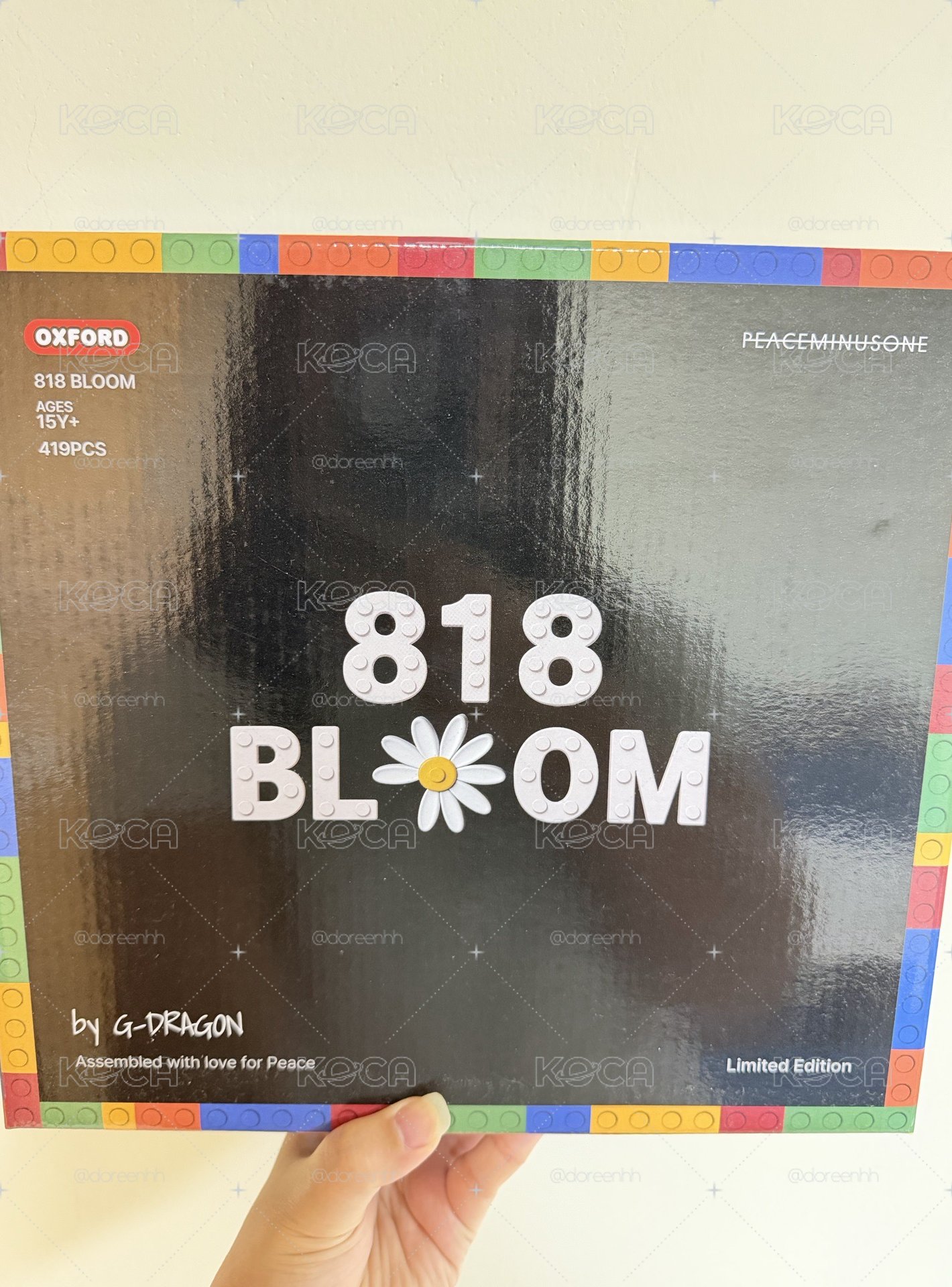 818 BLOOM BOX by G-Dragon 聯名積木