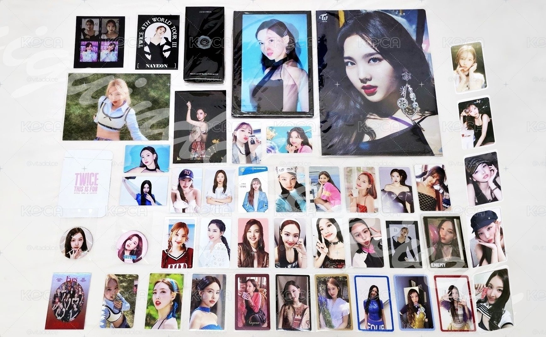 TWICE NAYEON SET 娜璉小卡周邊區 🩵 編號見圖三 💕