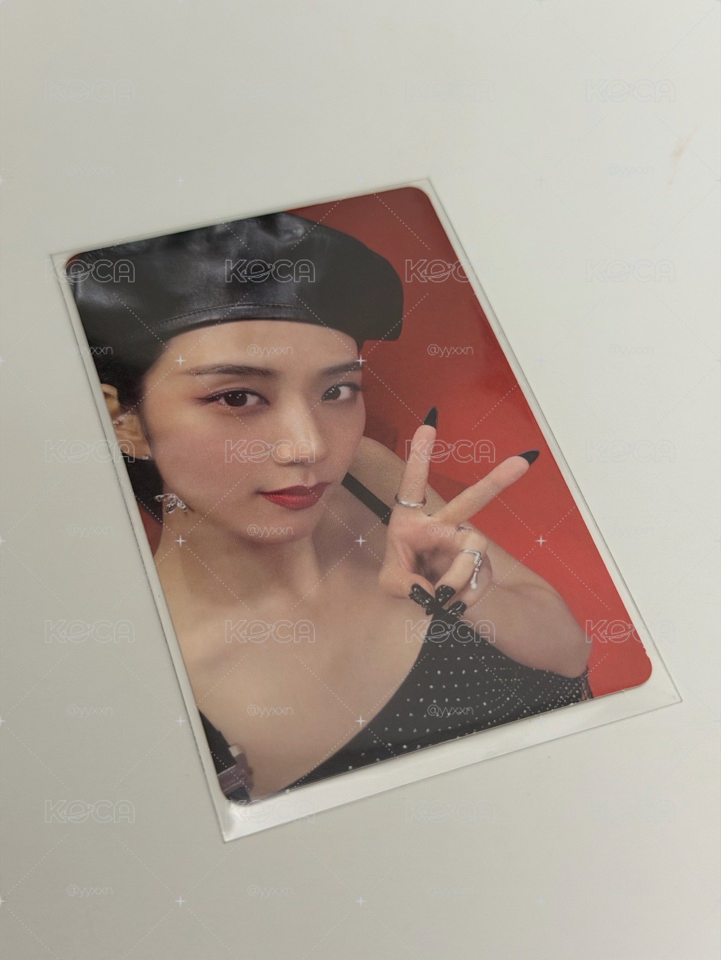 Jisoo ME專卡 貝雷帽秀