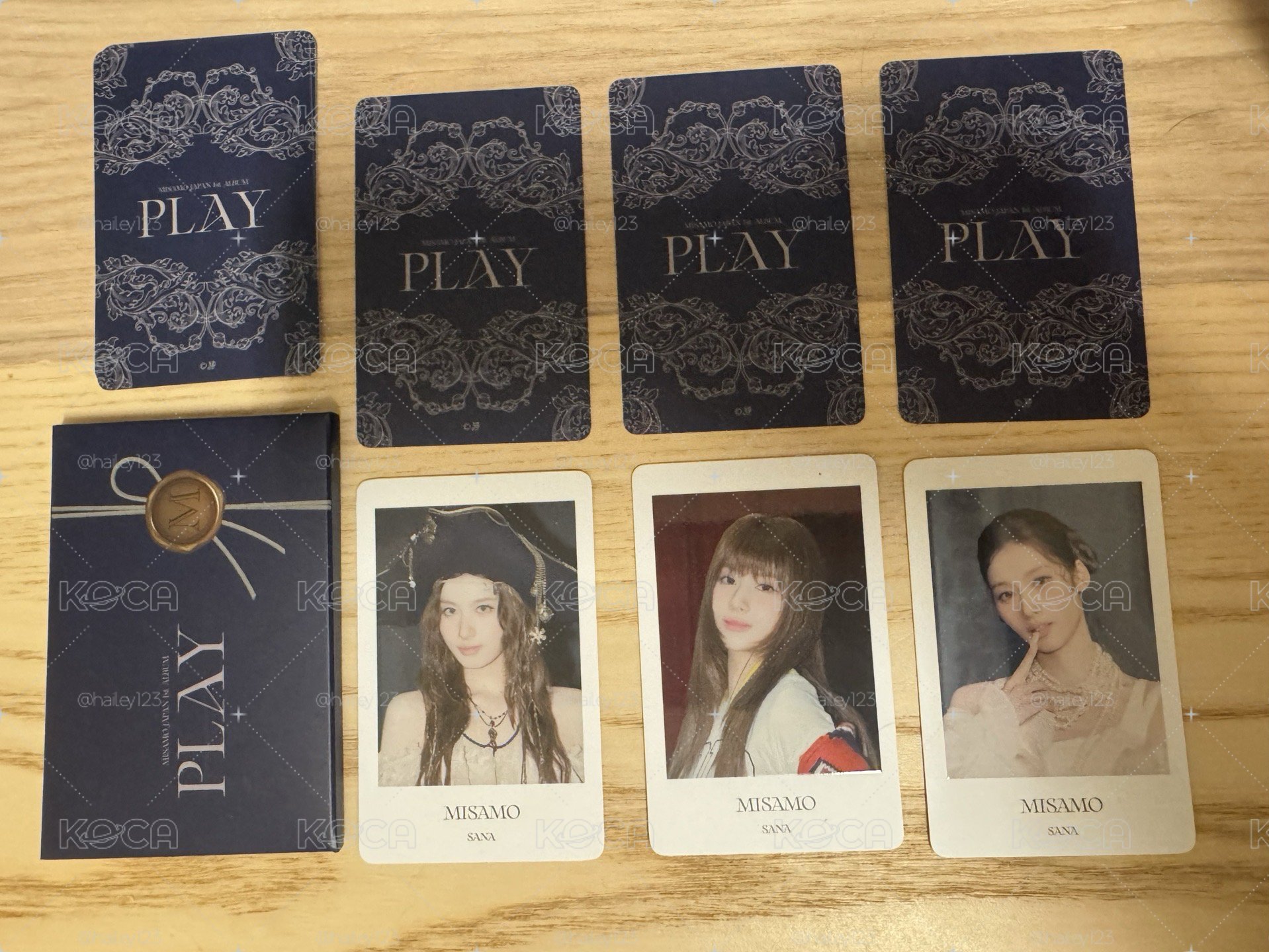 SANA正規一周邊小卡