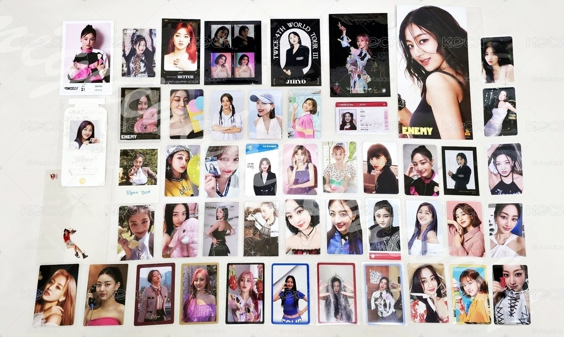 TWICE JIHYO SET 志效小卡周邊區 💛 編號見圖三 💕