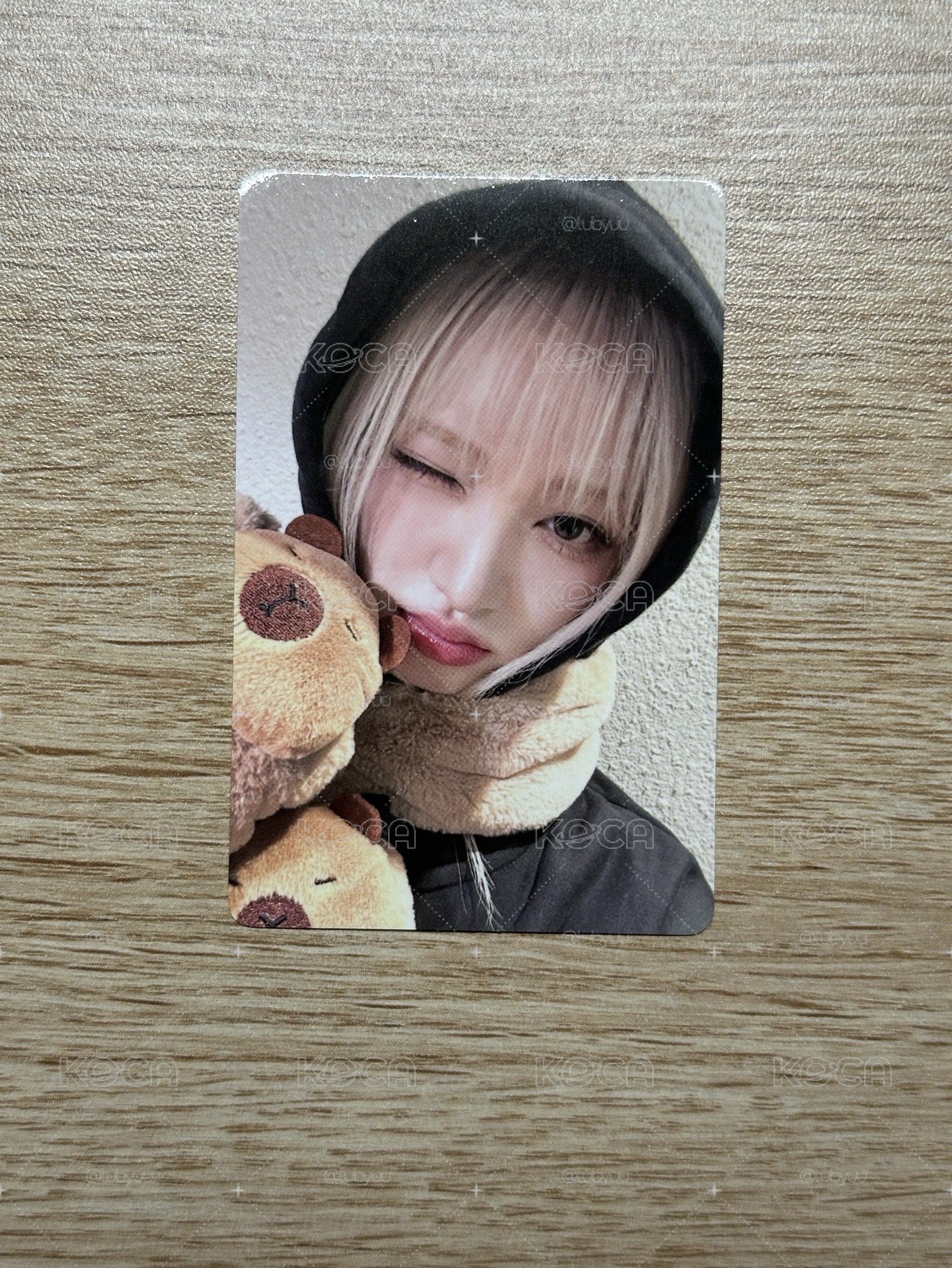 IVE SWITCH yzy 3.0 簽售卡 卡皮巴拉ver.