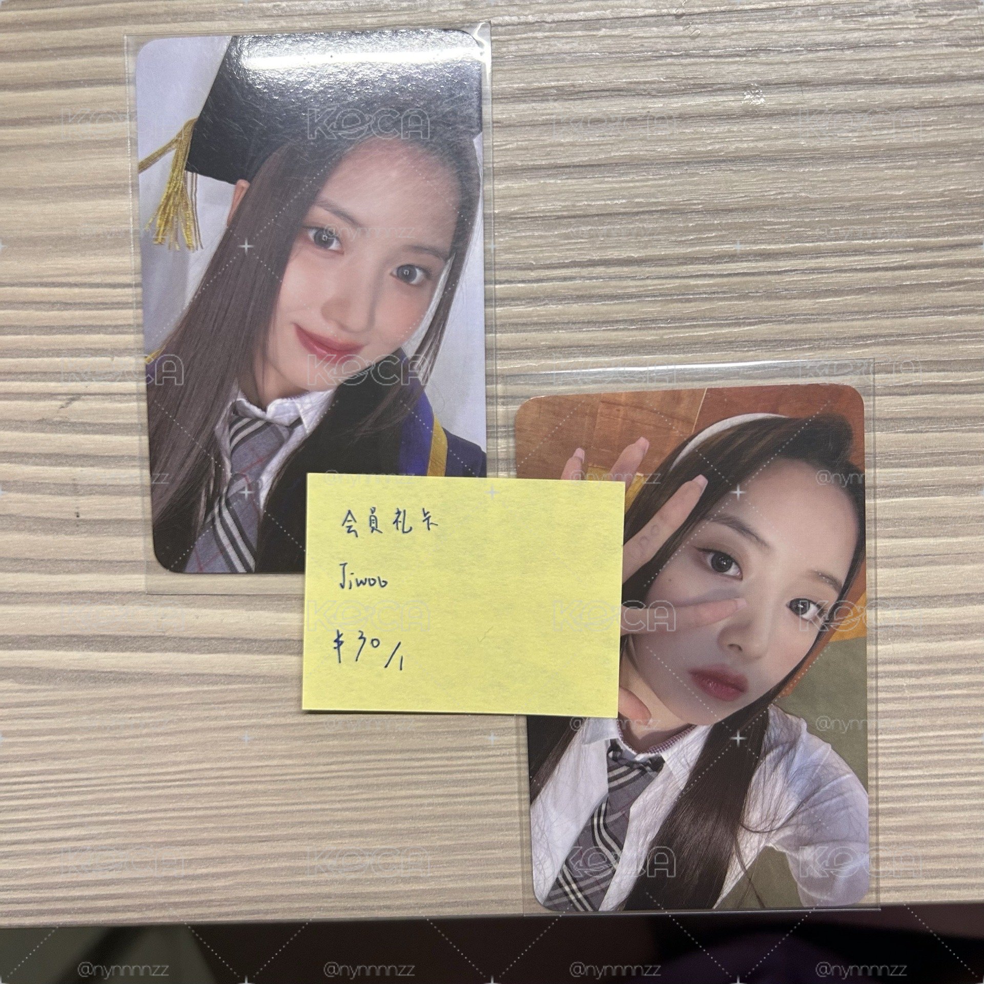 NMIXX Jiwoo會員禮卡