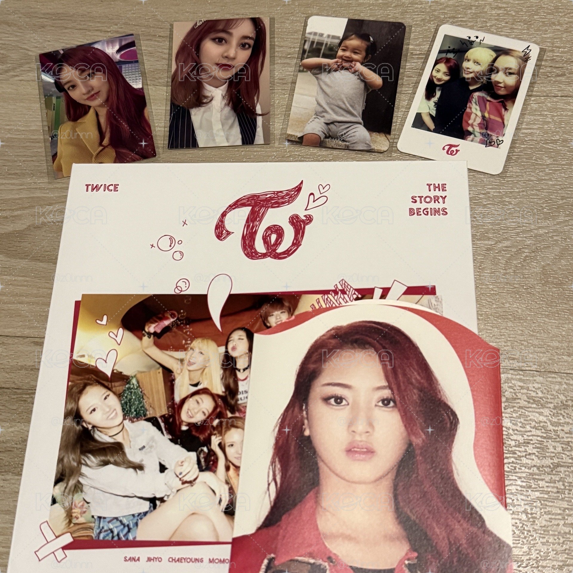 TWICE 出道專空專 寶寶志效 效桃彩團體卡