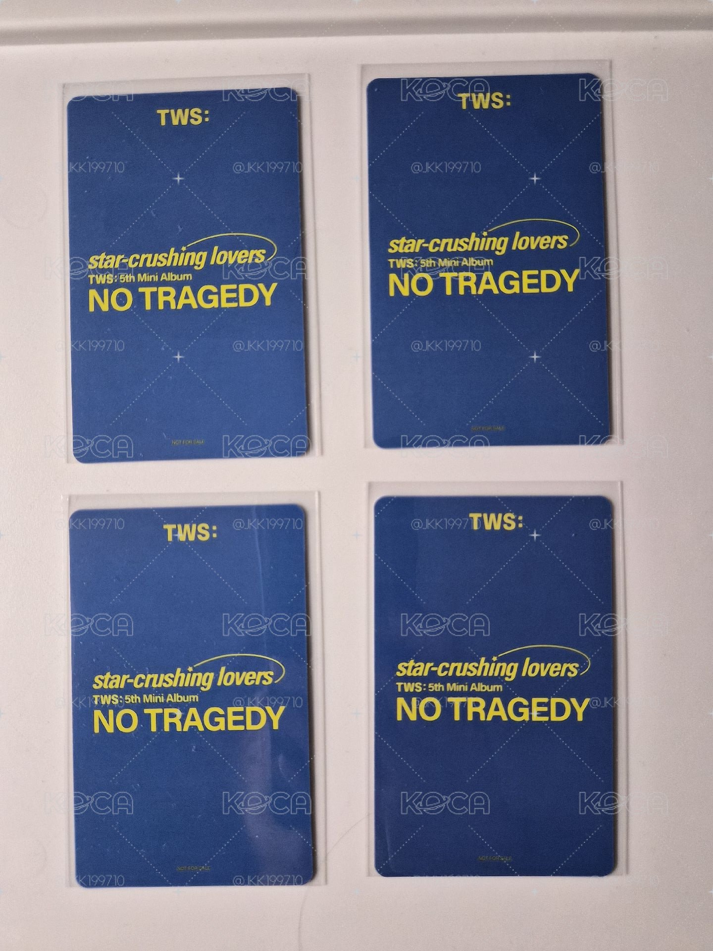 NO TRAGEDY HUSH ver. 單封環球特典卡