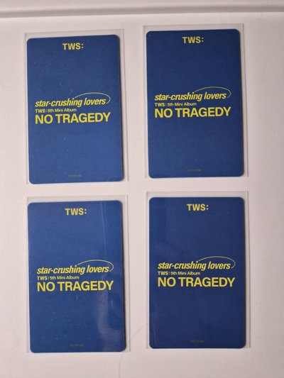 NO TRAGEDY HUSH ver. 單封環球特典卡