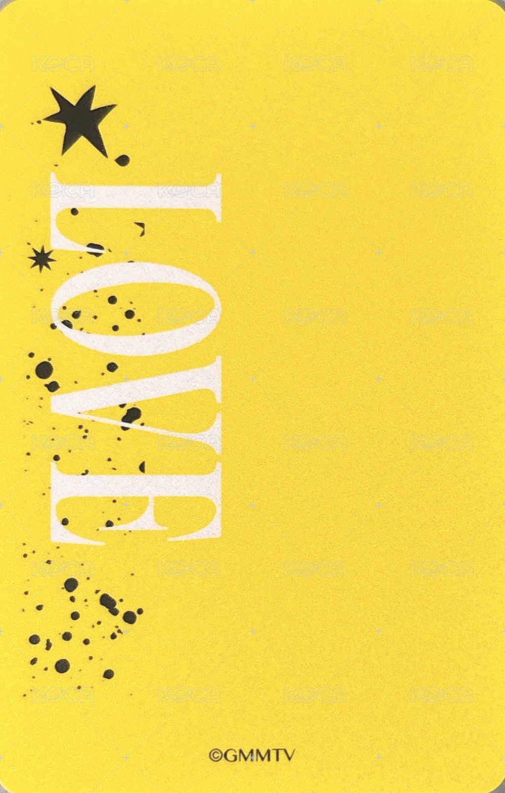 25 3月書展 LOVE 周邊卡  背面