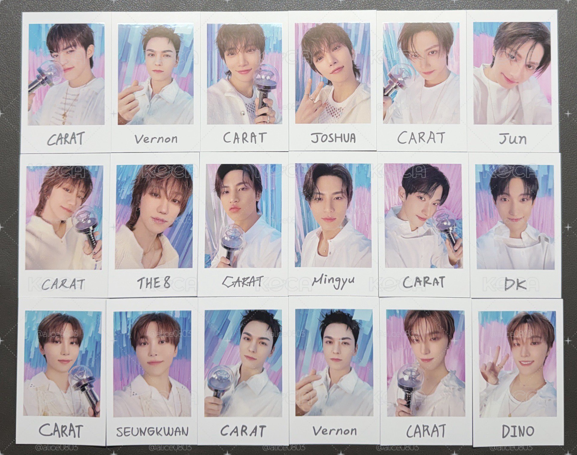 Seventeen FM飯咪 YAKUSOKU 拍立得 單成員一套 現貨