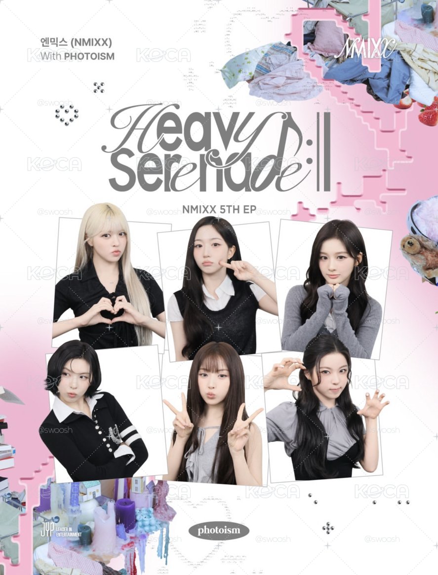 (7/12絕版) nmixx Heavy Serenade photoism 人生四格卡 