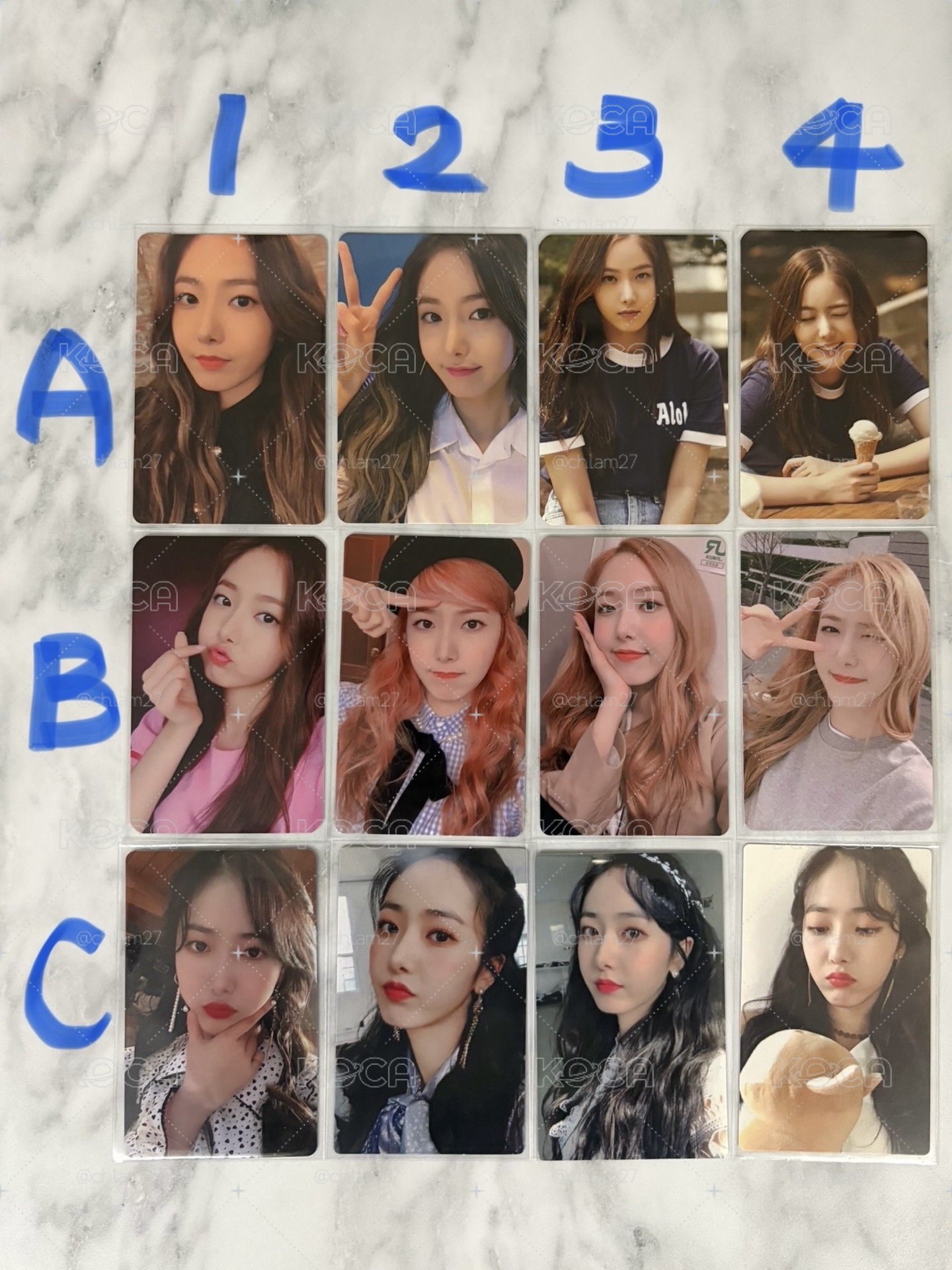 GFRIEND 信飛 SinB 黃恩妃 女友時期 專卡