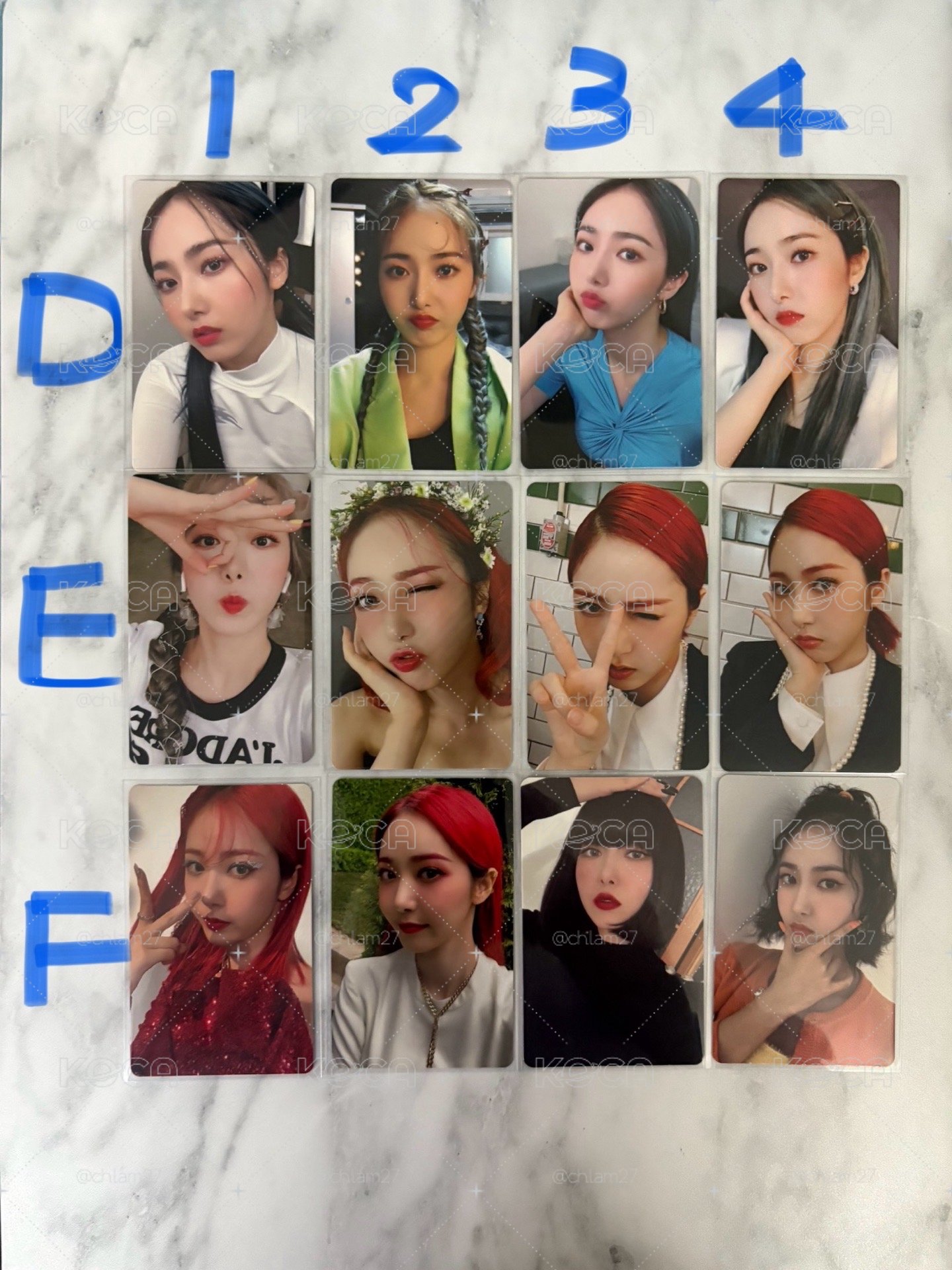 GFRIEND 信飛 SinB 黃恩妃 女友時期 專卡