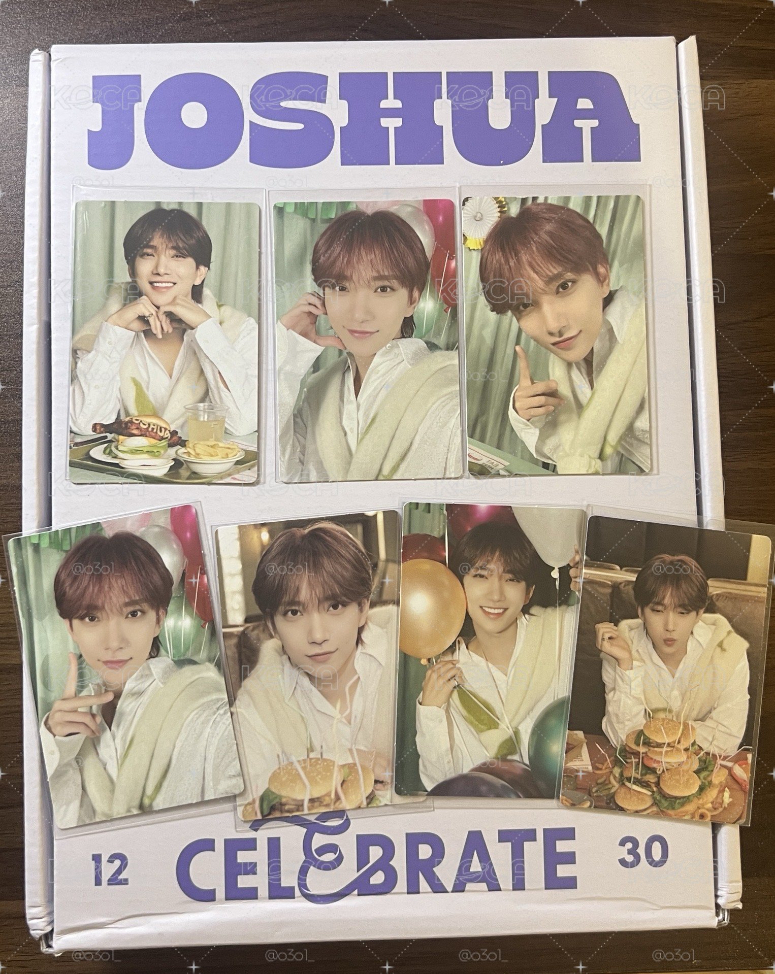 Seventeen joshua 洪知秀 生日禮盒 