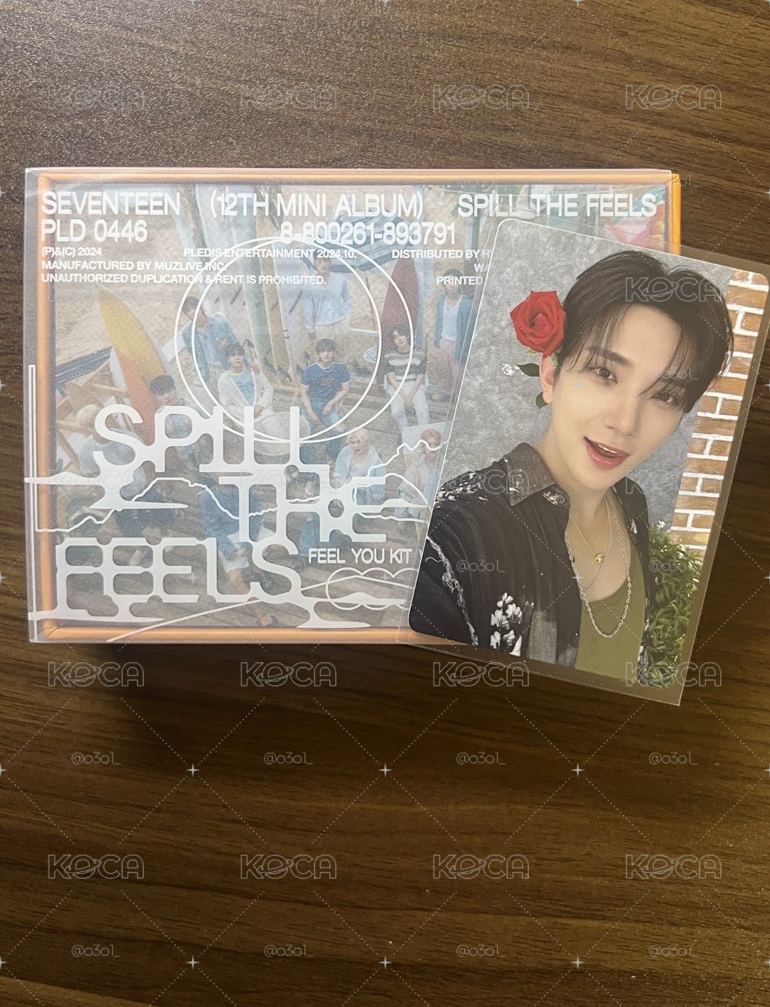 seventeen joshua 迷你十二 智能專 小卡 專卡 洪知秀