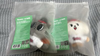 TXT LG聯名棒球站姿娃 松喵栗嘻