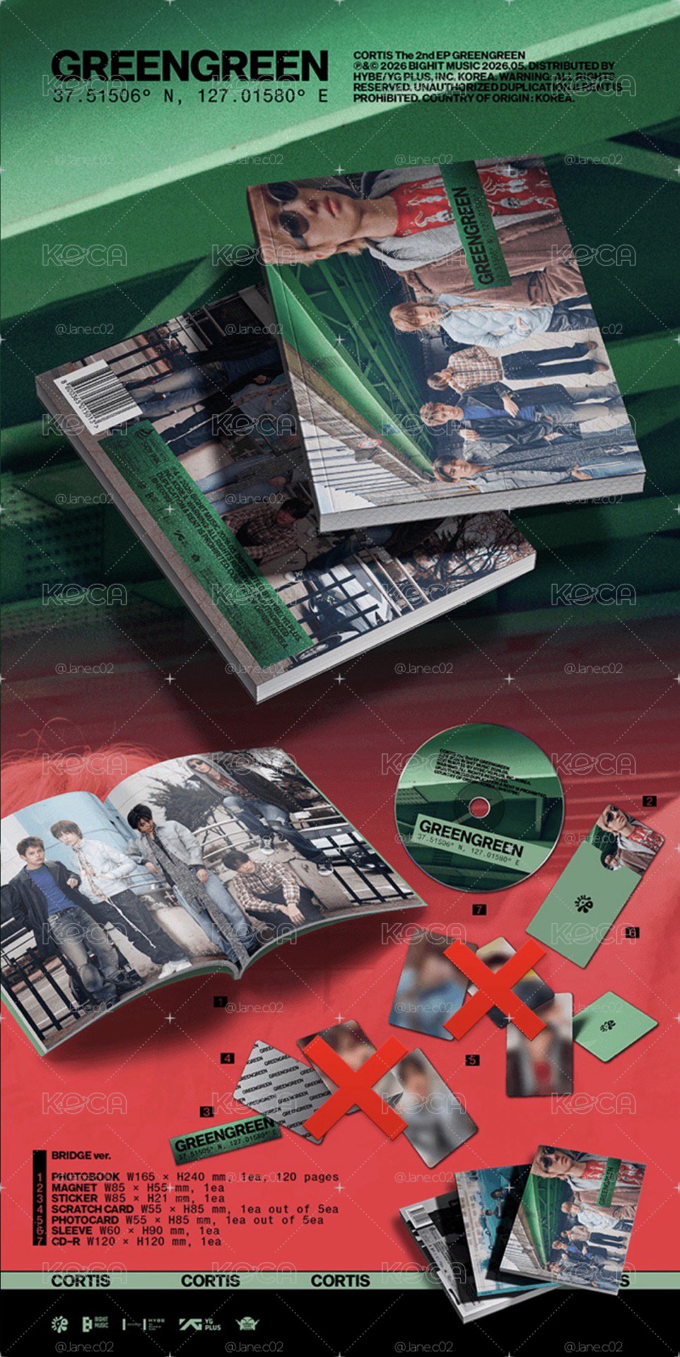 ［現貨］迷二 GREENGREEN 空專 BRIDEGE ver.